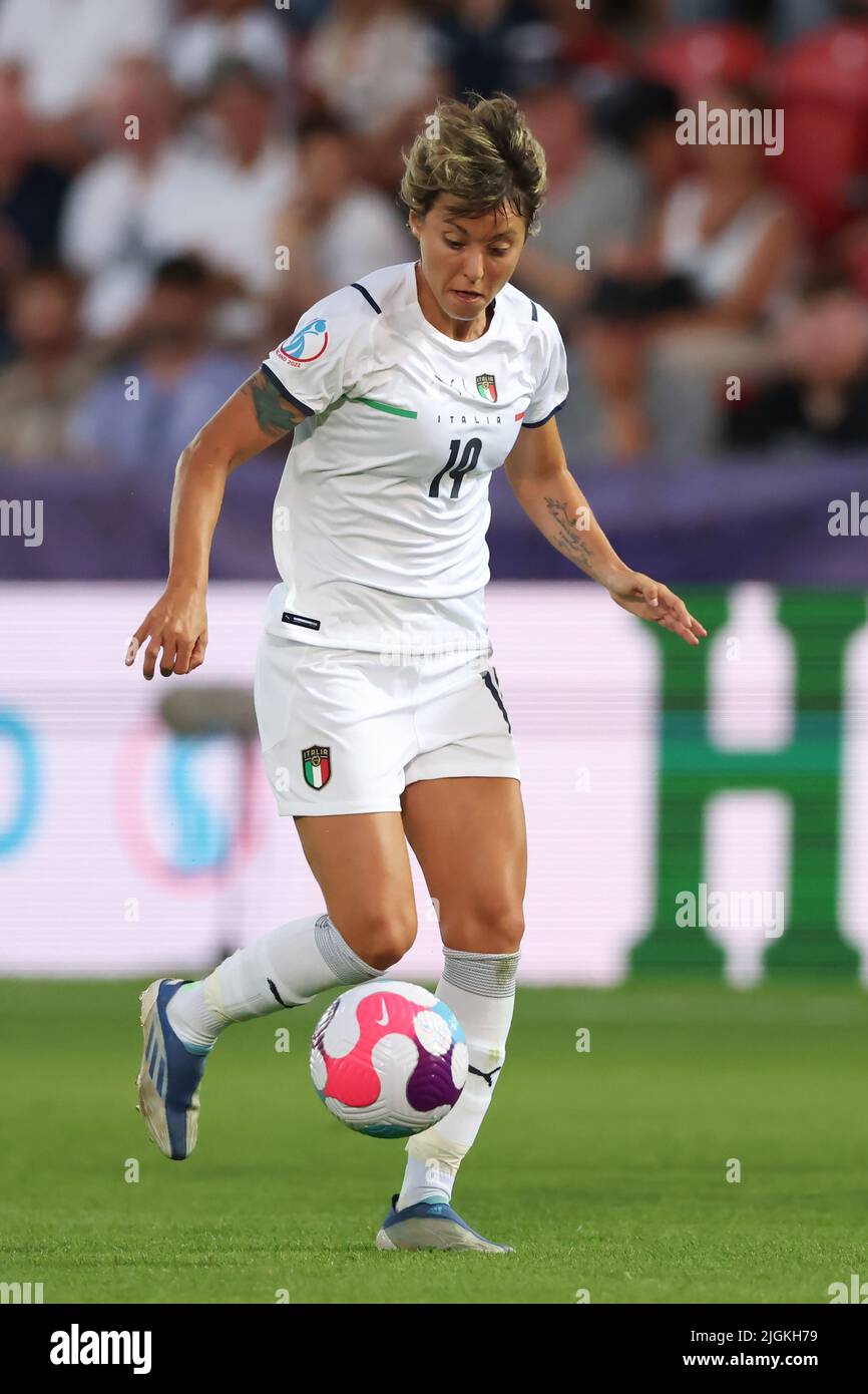 Rotherham, England, 10th July 2022. Valentina Giacinti of Italy during ...