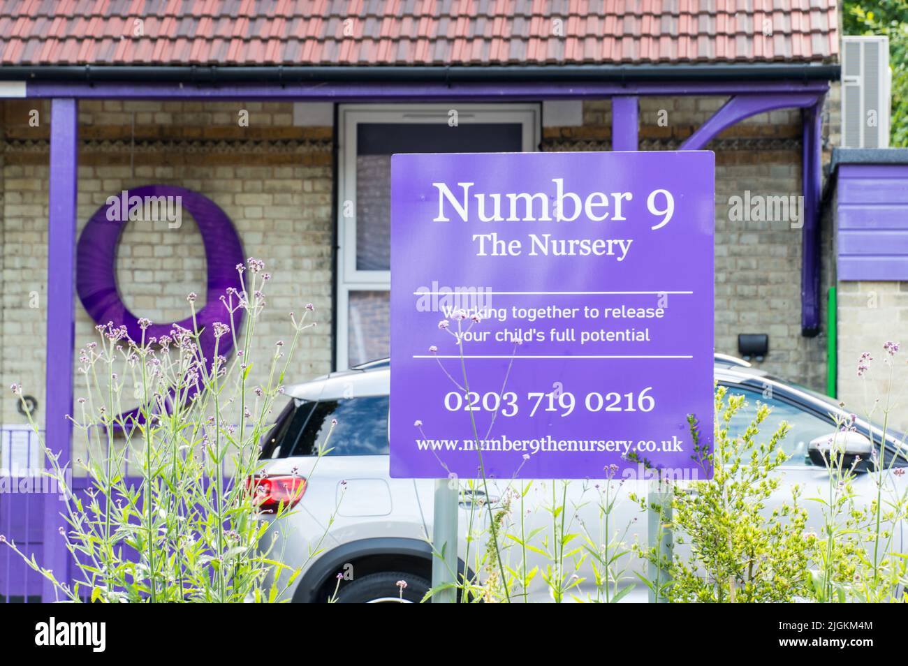 Number 9 Nursery in Croydon Stock Photo