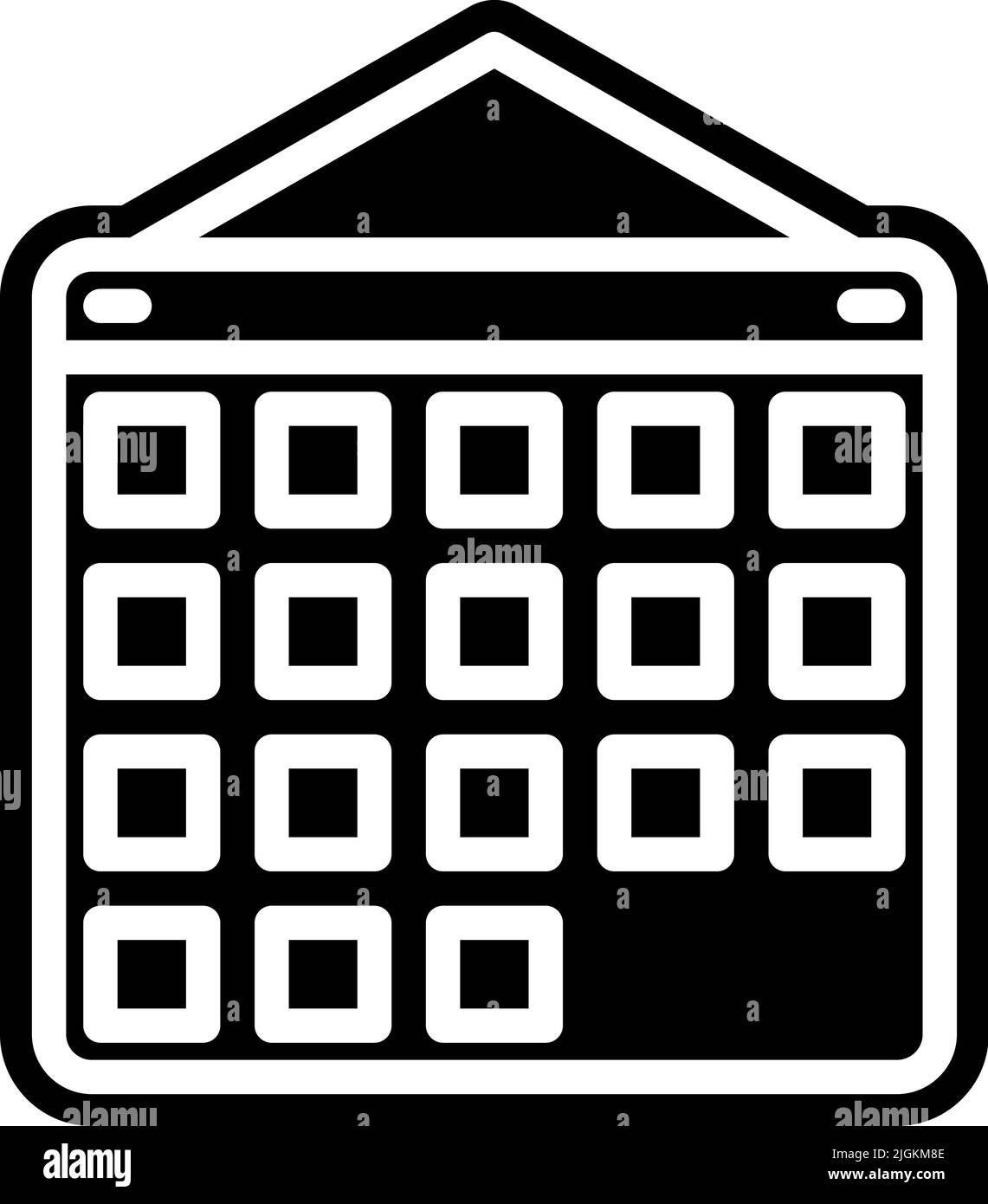 wall calendar icon . Stock Vector