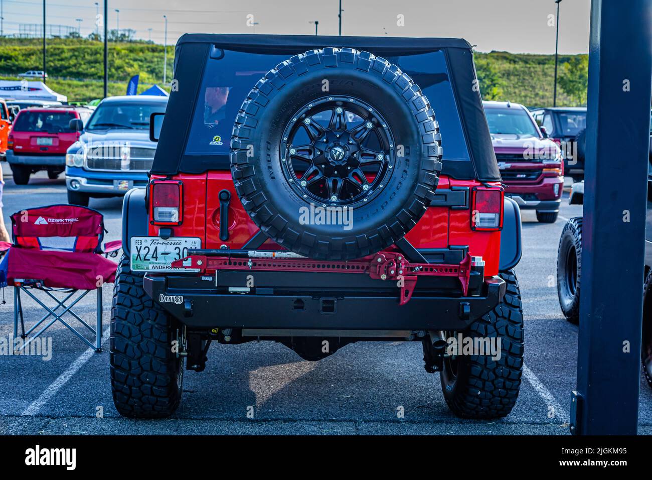 Pigeon Forge, TN - August 25, 2017: Modified Off Road Jeep Wrangler JK ...