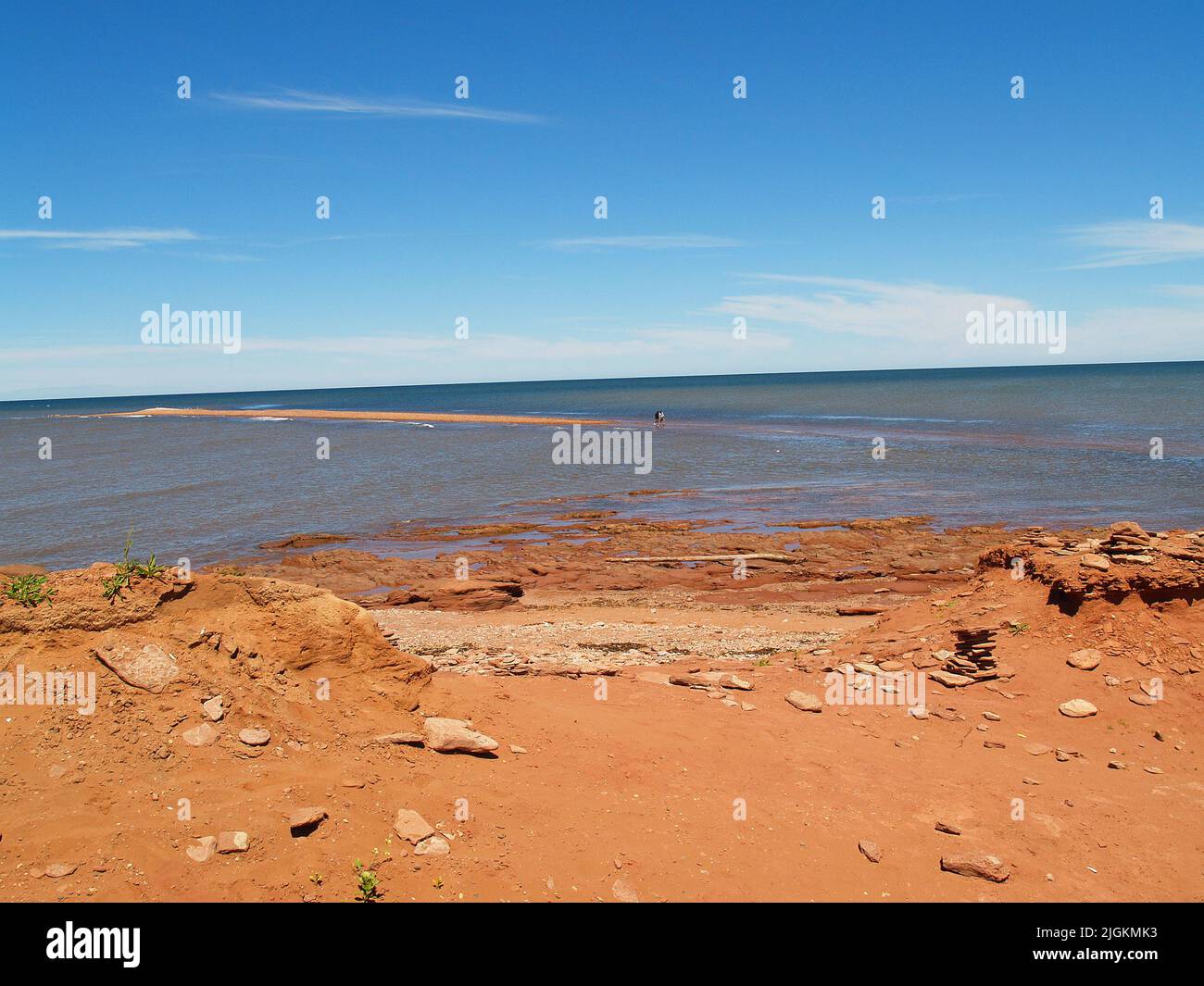 North Cape rock reef PEI Stock Photo Alamy