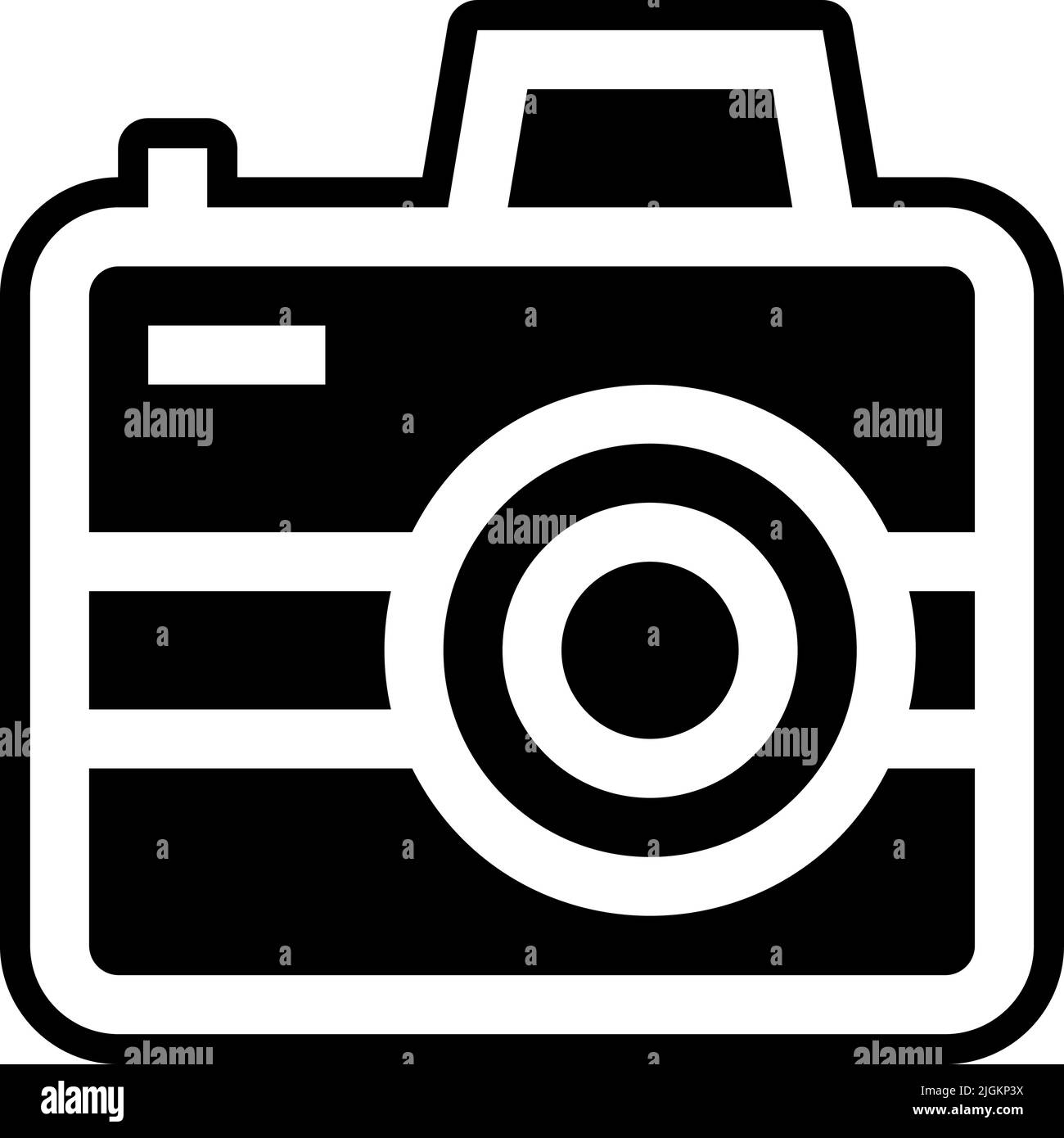 Photo camera simple Black and White Stock Photos & Images - Alamy