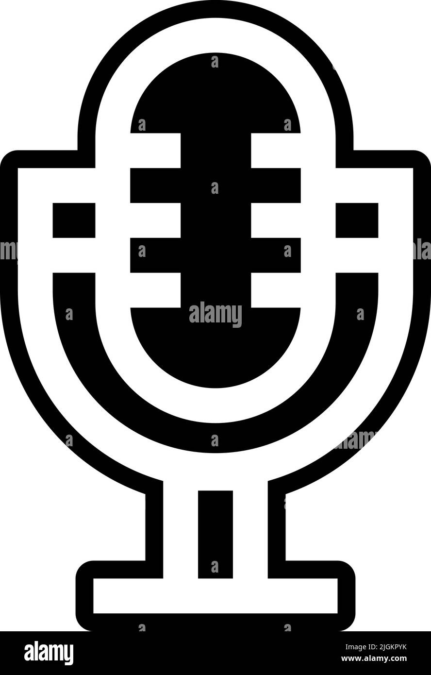 microphone icon Stock Vector Image & Art Alamy