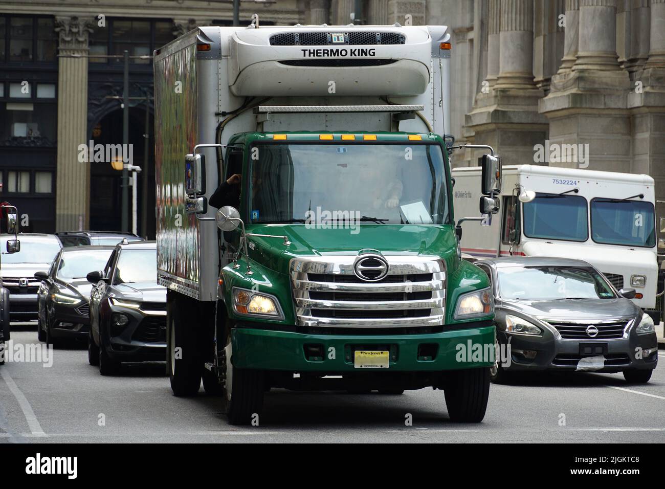 Hino truck, Philadelphia, Pennsylvania, USA, North America Stock Photo