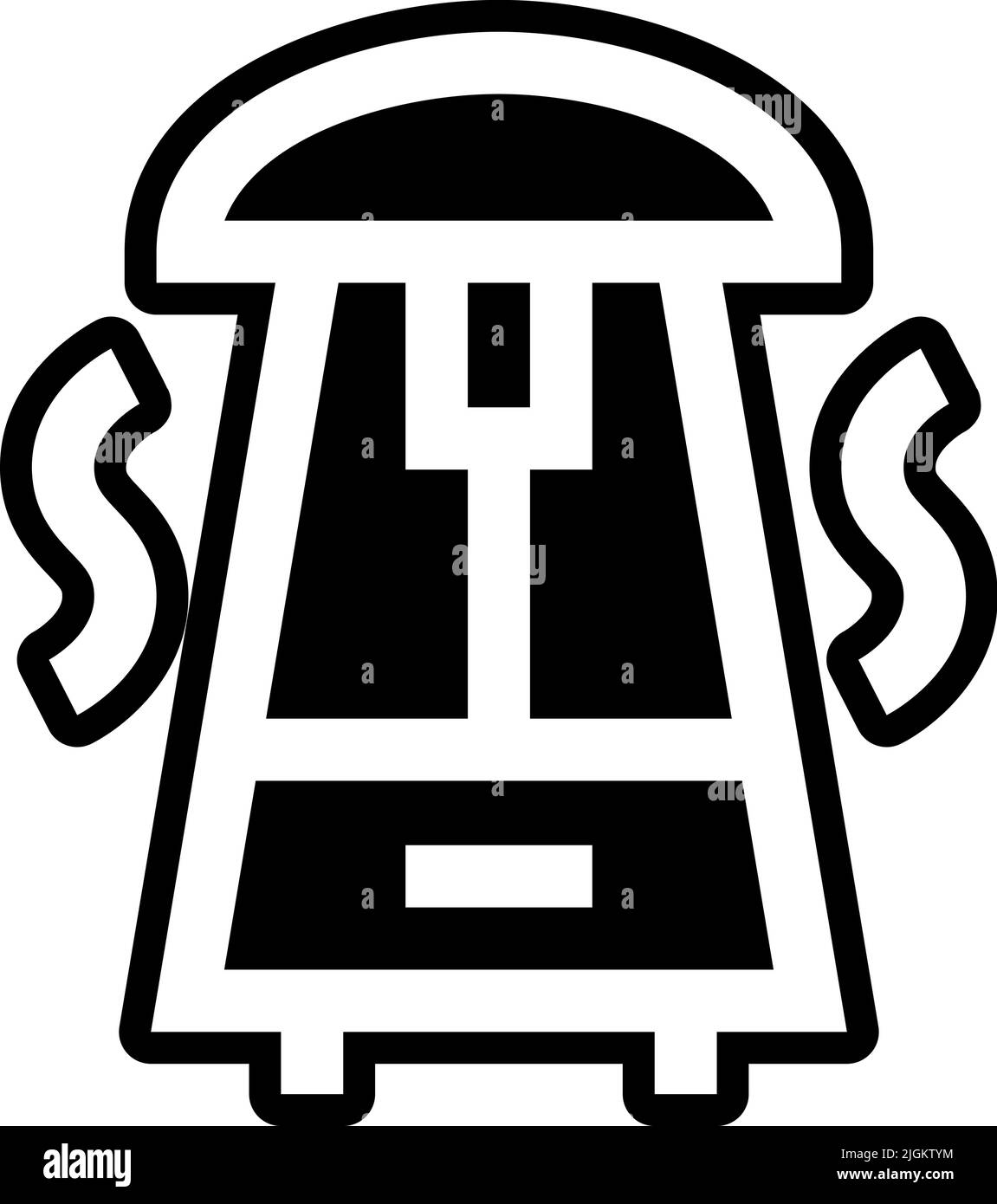 heater icon . Stock Vector