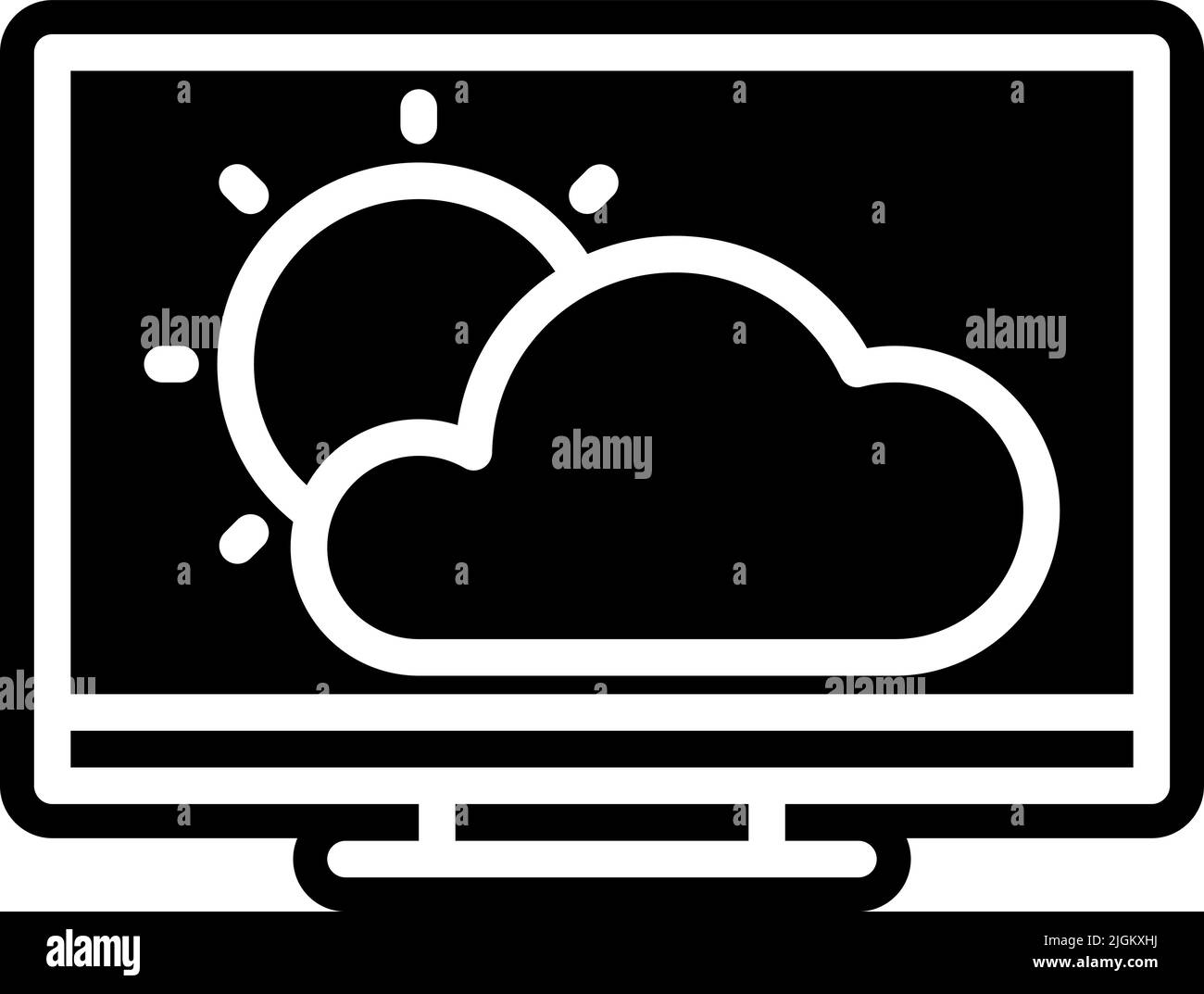 television icon . Stock Vector