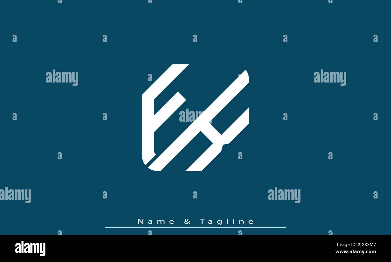 Alphabet letters Initials Monogram logo FK , KF Stock Vector