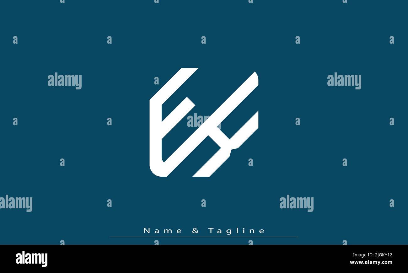 Alphabet letters Initials Monogram logo FK , KF Stock Vector