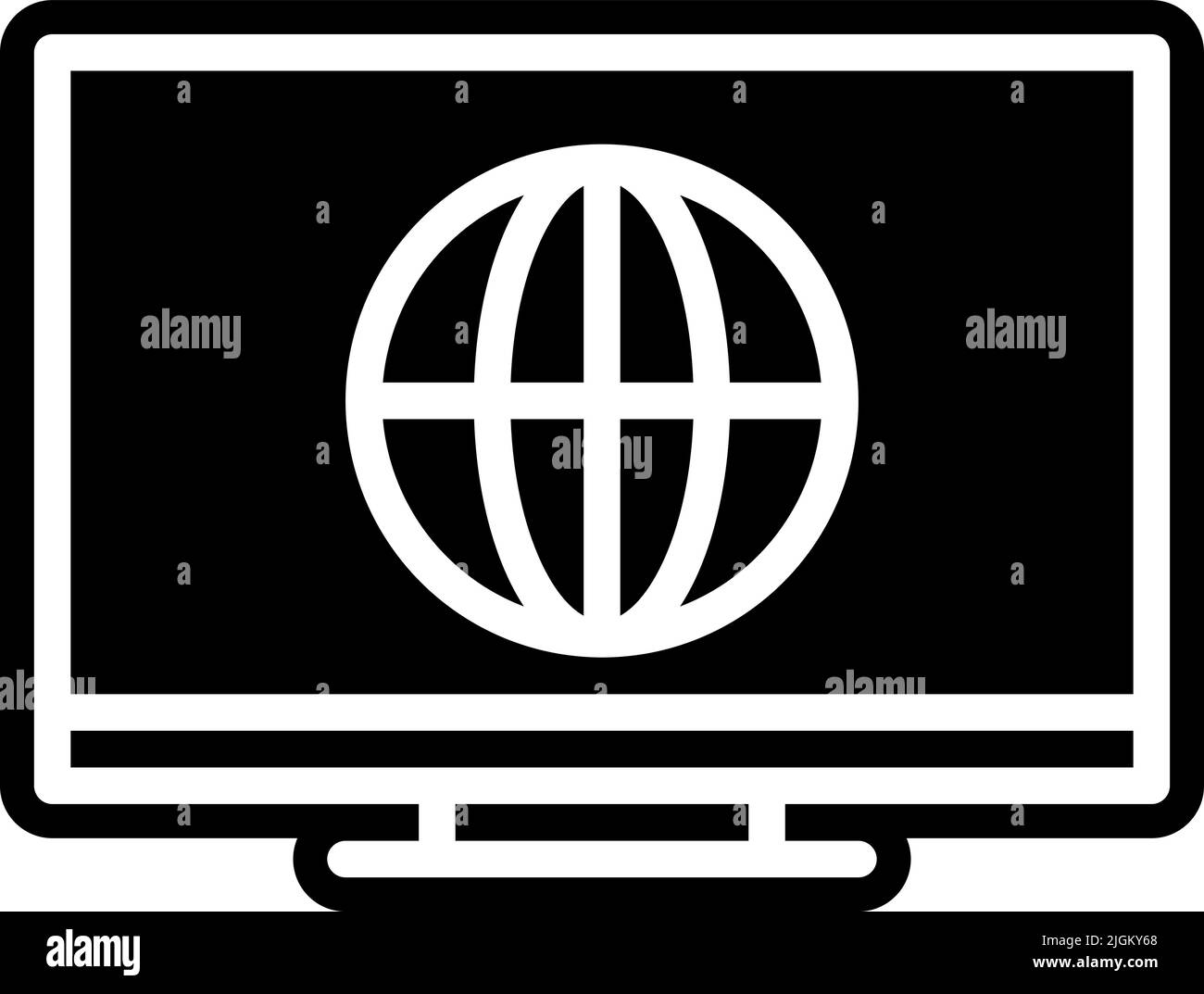 television icon . Stock Vector