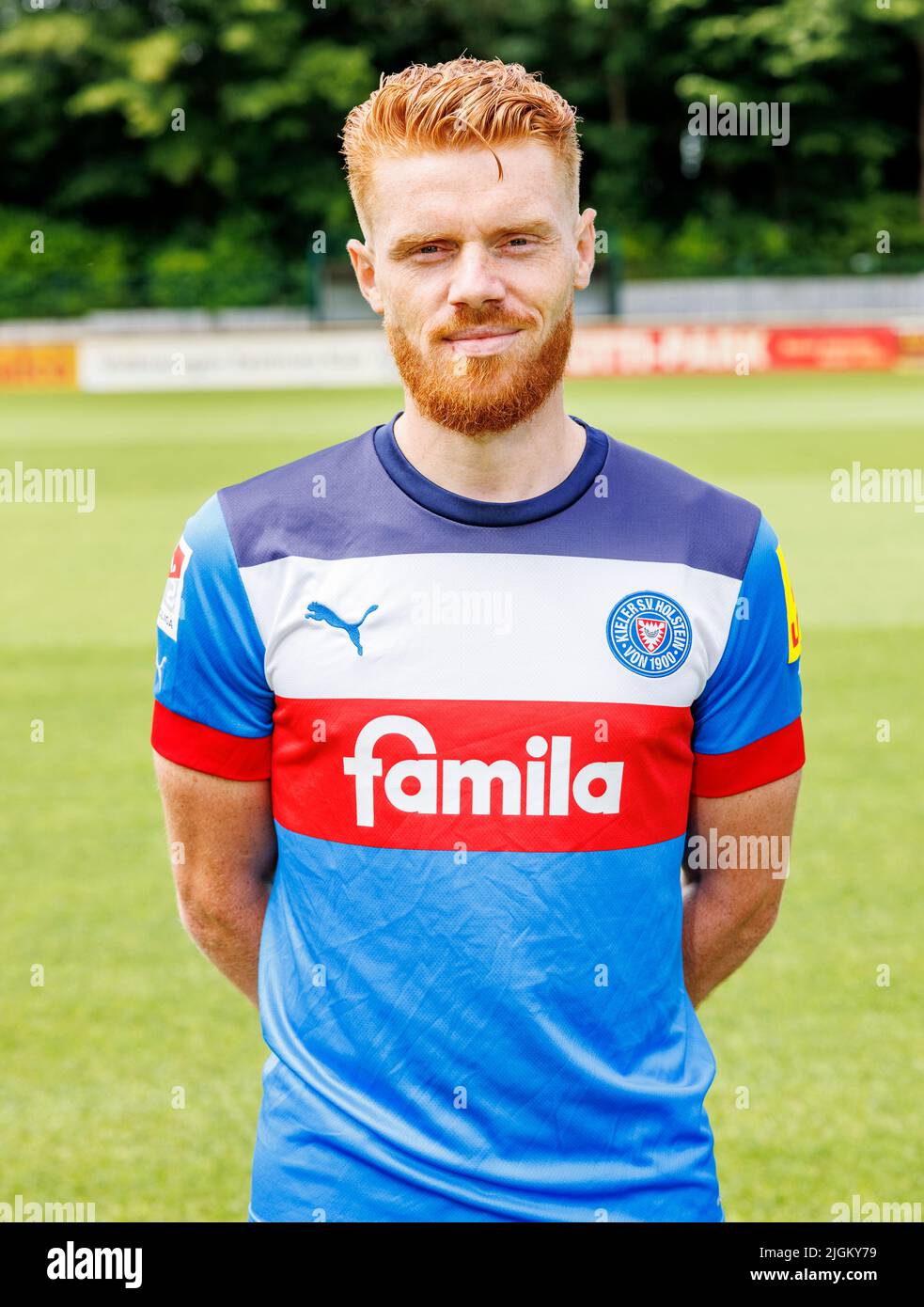 Kiel, Germany. 06th July, 2022. Soccer, 2. Bundesliga, photo session