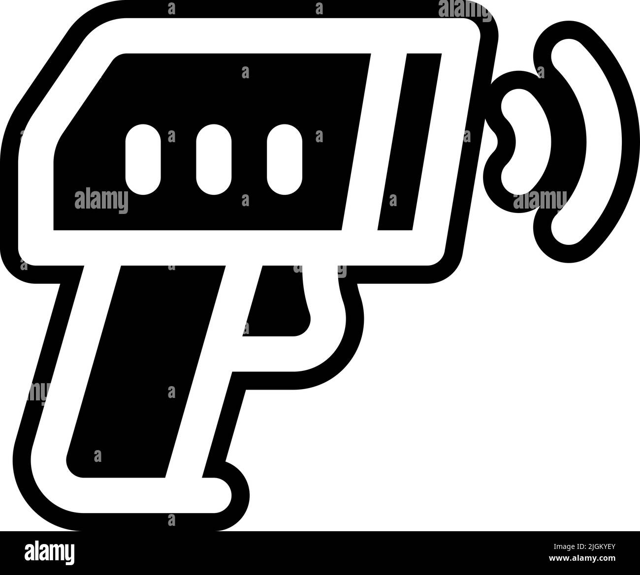 thermometer gun icon Stock Vector Image & Art - Alamy