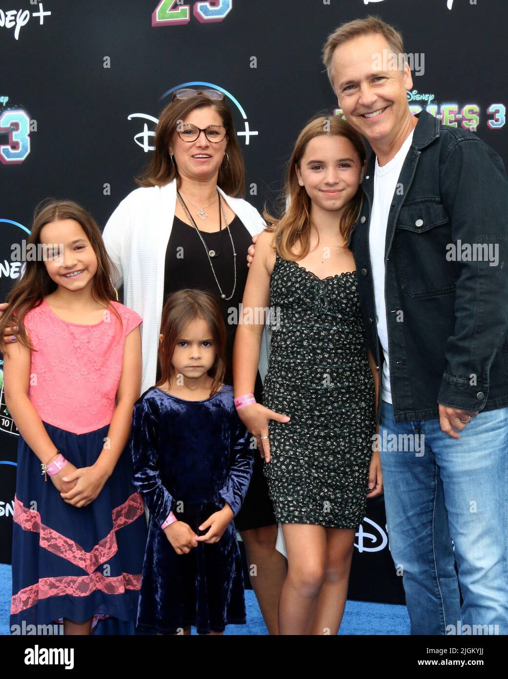 LOS ANGELES - JUL 9: Chad Lowe, Family at the Zombies 3 Premiere