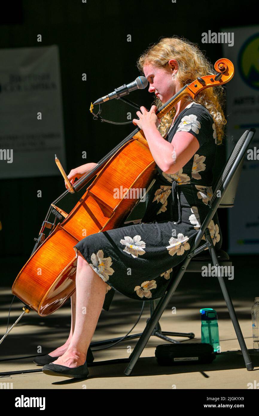 Ellen Gira, Queen’s Park Arts Festival, New Westminster, British Columbia, Canada Stock Photo