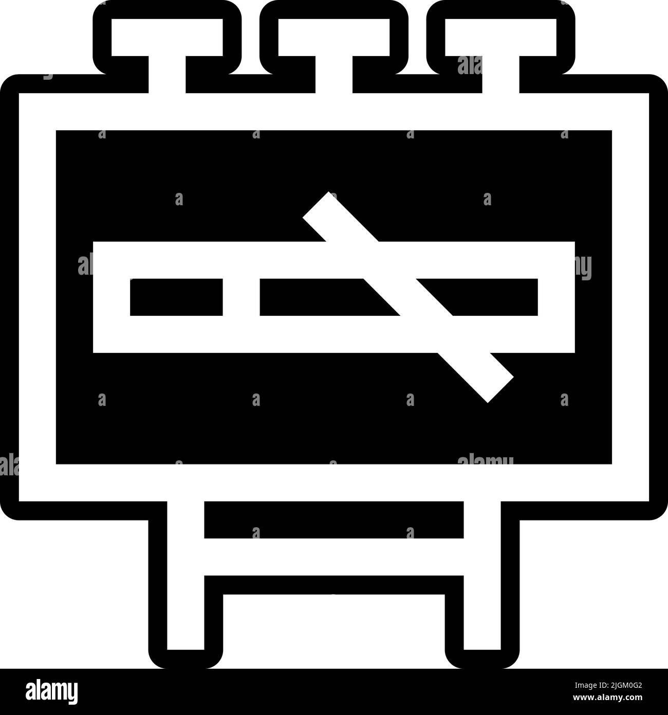 billboard icon . Stock Vector