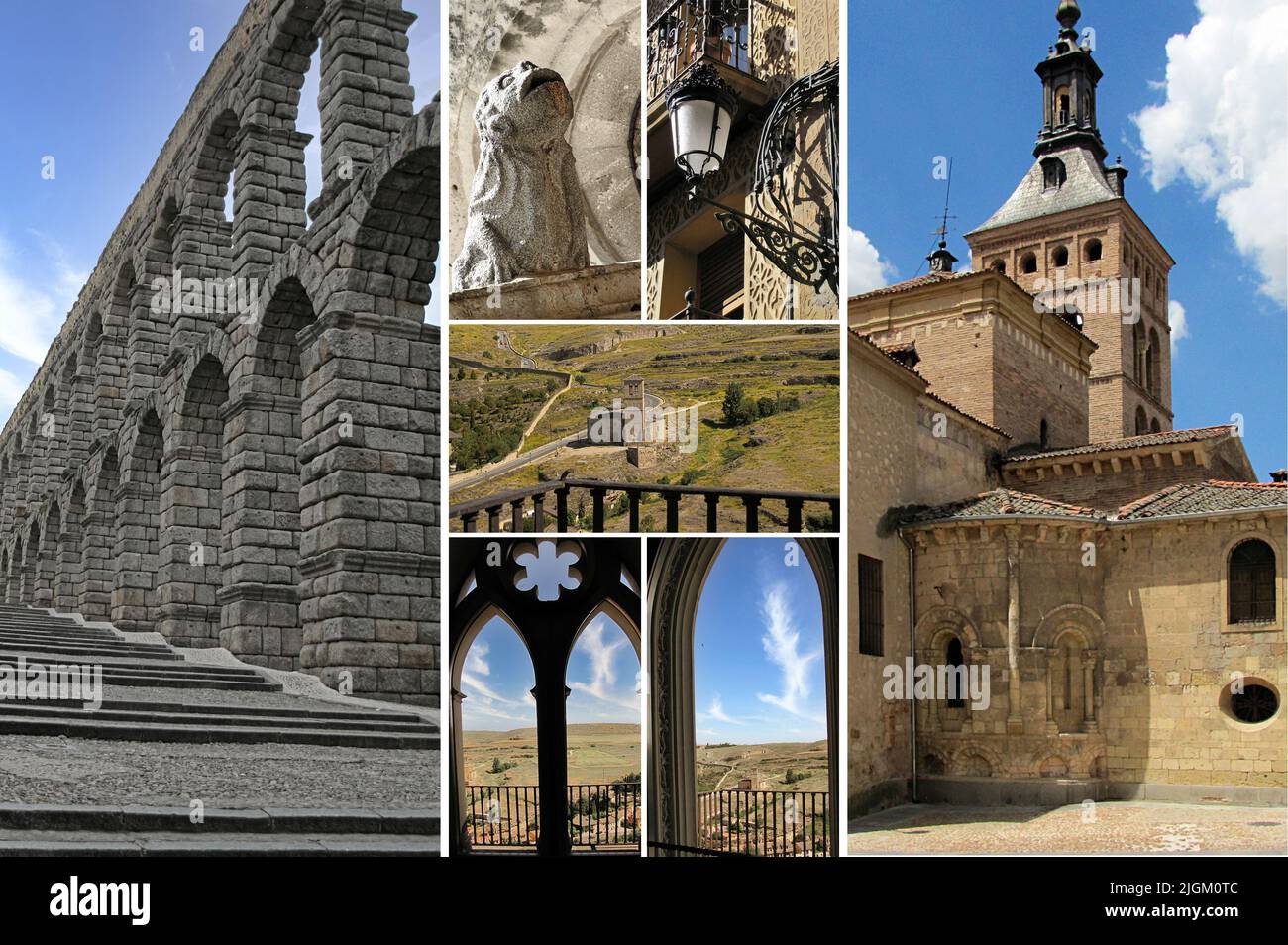 Segovia is a historic Spanish city Centuries of settlements have led to