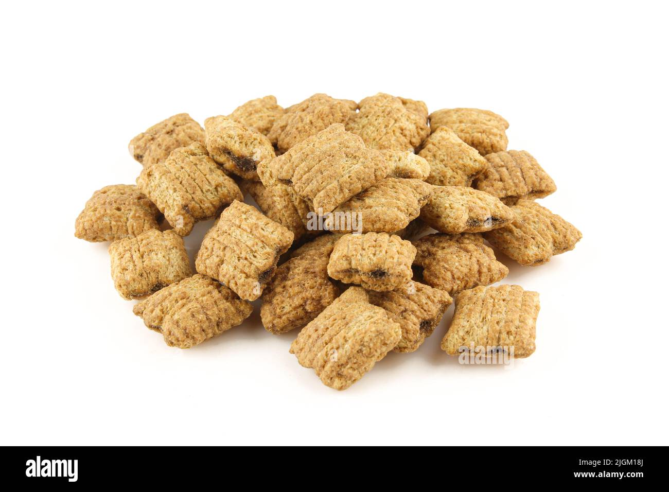 Cereals filled with delicious chocolate .Pillows made with whole grains