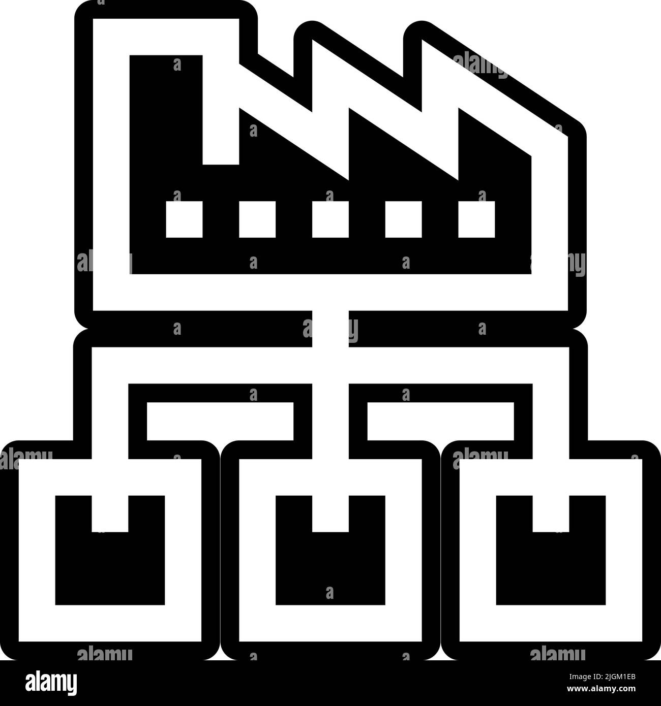 factory icon Stock Vector Image & Art - Alamy
