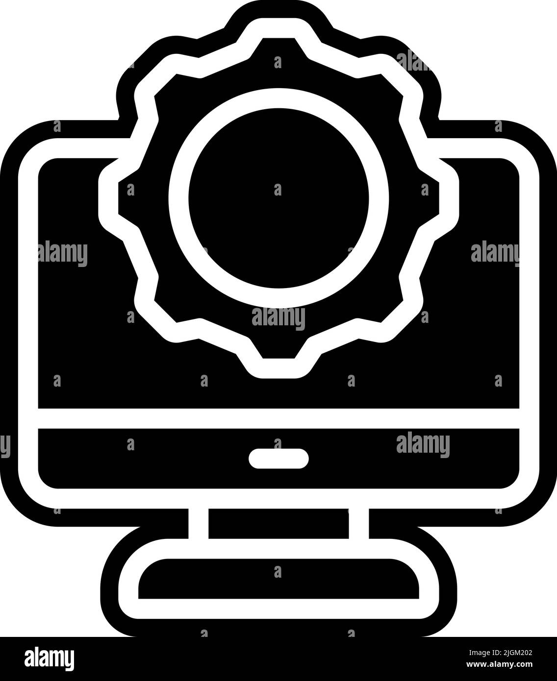 computer icon Stock Vector Image & Art - Alamy