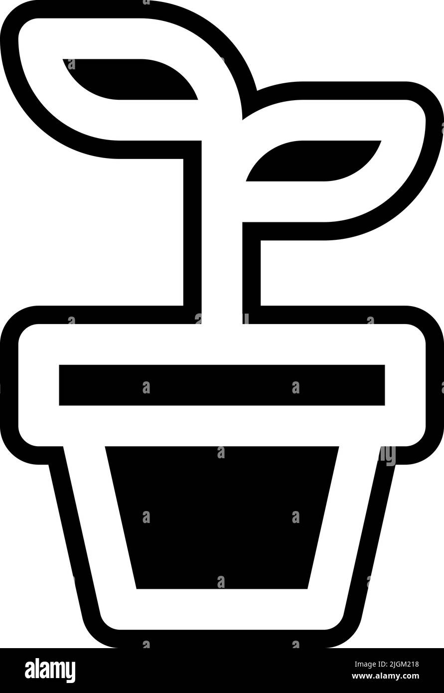 plant pot icon Stock Vector Image & Art - Alamy