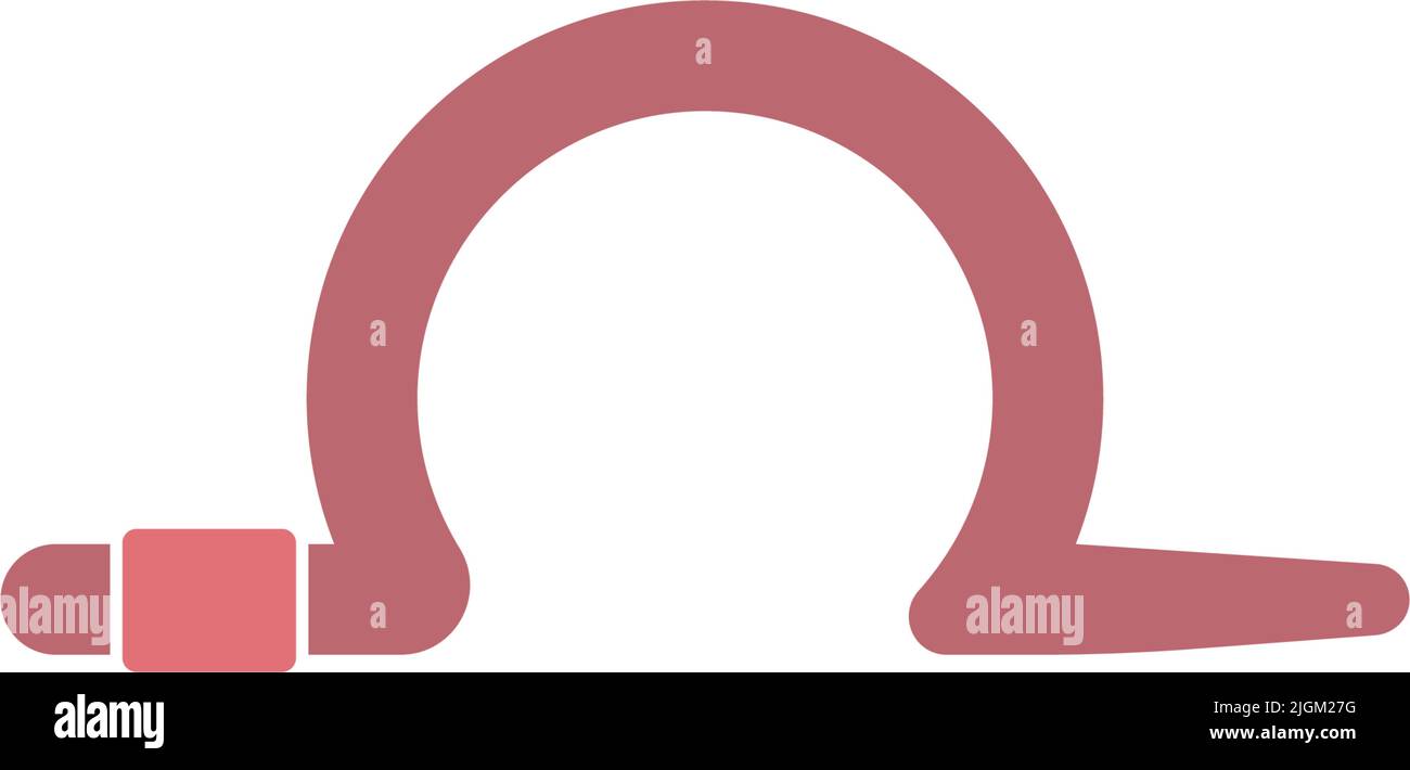Worm icon logo design illustration vector template Stock Vector