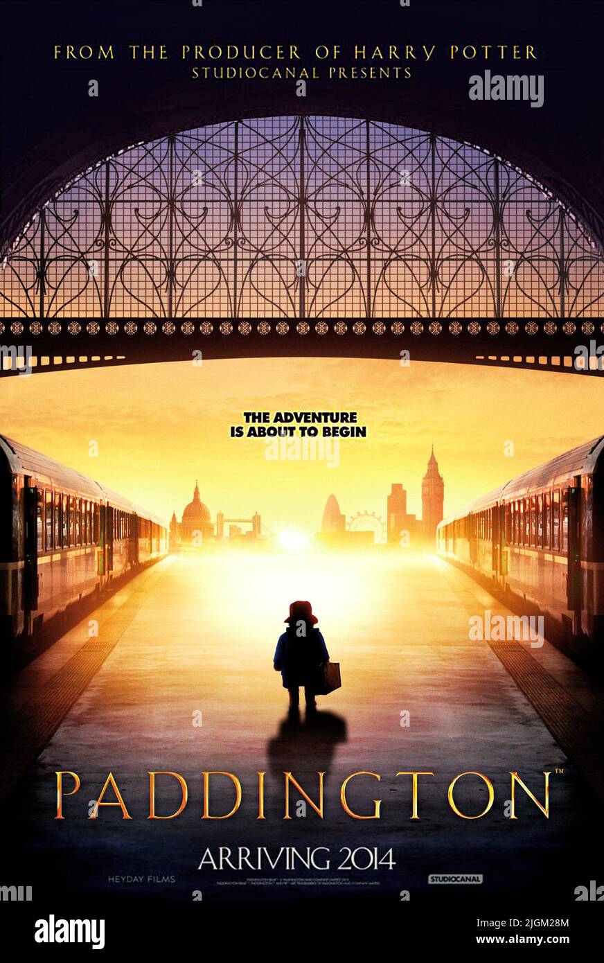 PADDINGTON BEAR FILM POSTER, PADDINGTON, 2014 Stock Photo Alamy