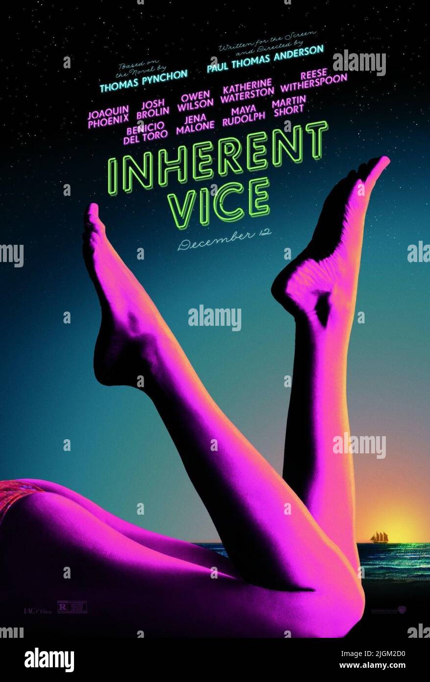 MOVIE POSTER, INHERENT VICE, 2014 Stock Photo Alamy