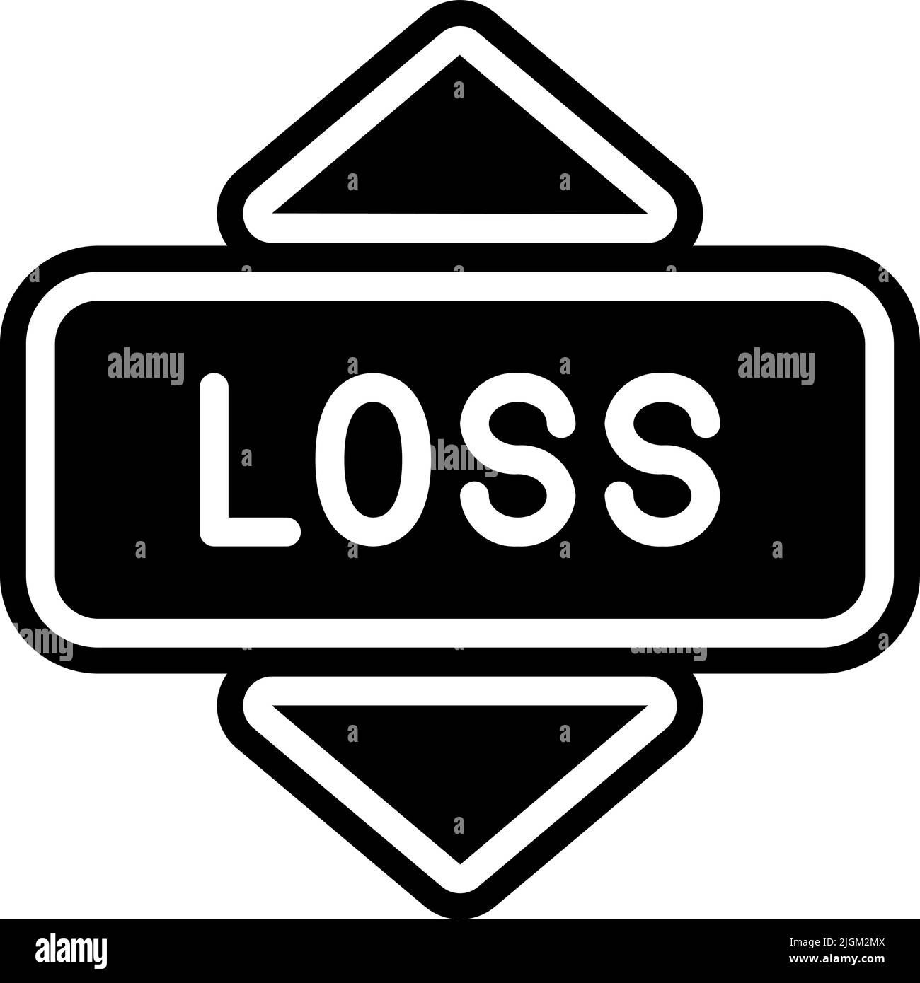 loss icon Stock Vector Image & Art Alamy