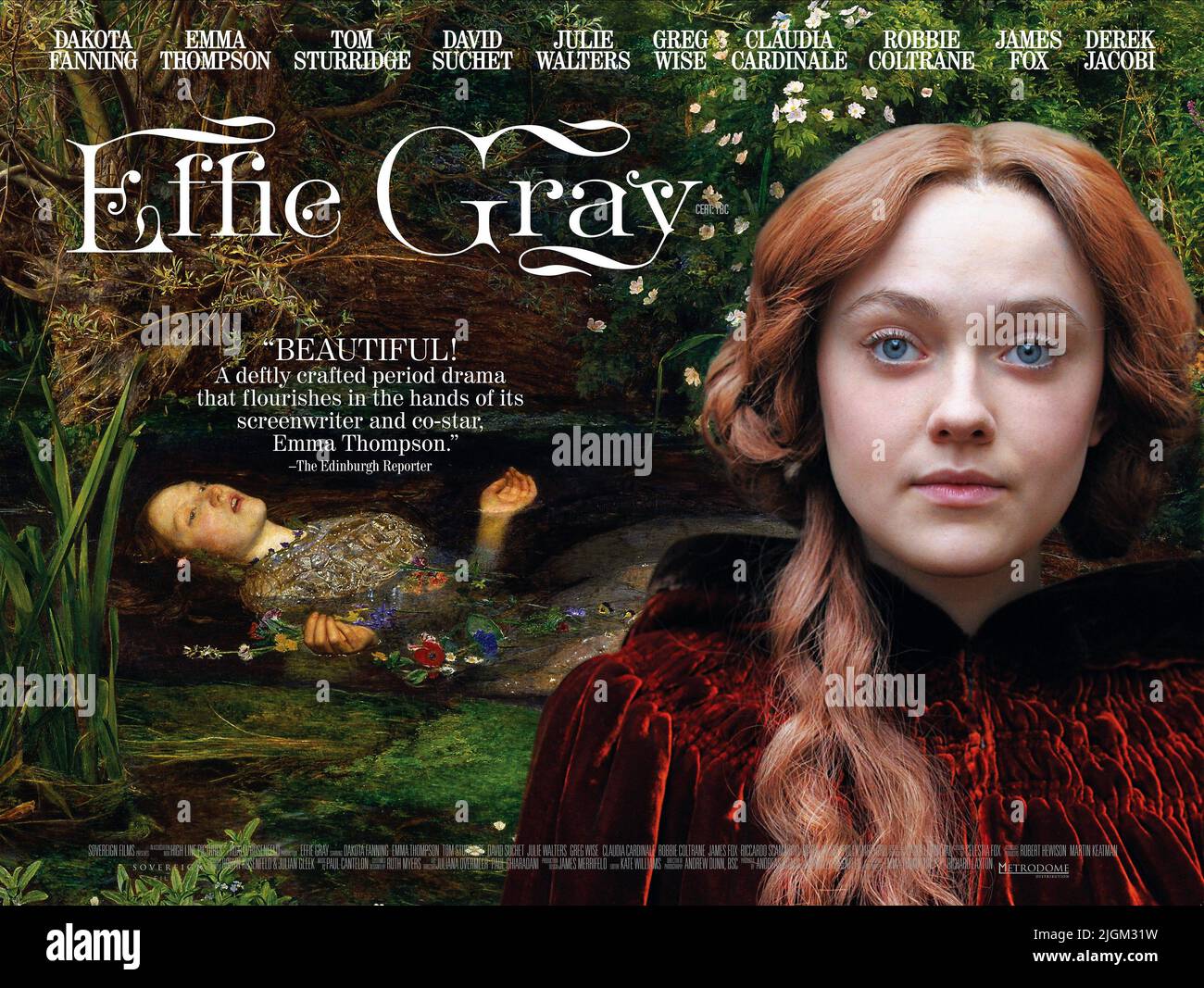DAKOTA FANNING, EFFIE GRAY, 2014 Stock Photo Alamy
