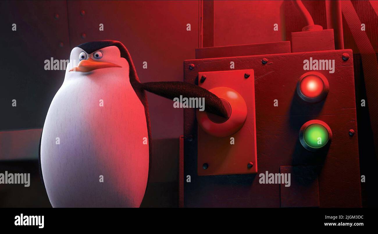 PRIVATE, PENGUINS OF MADAGASCAR, 2014 Stock Photo