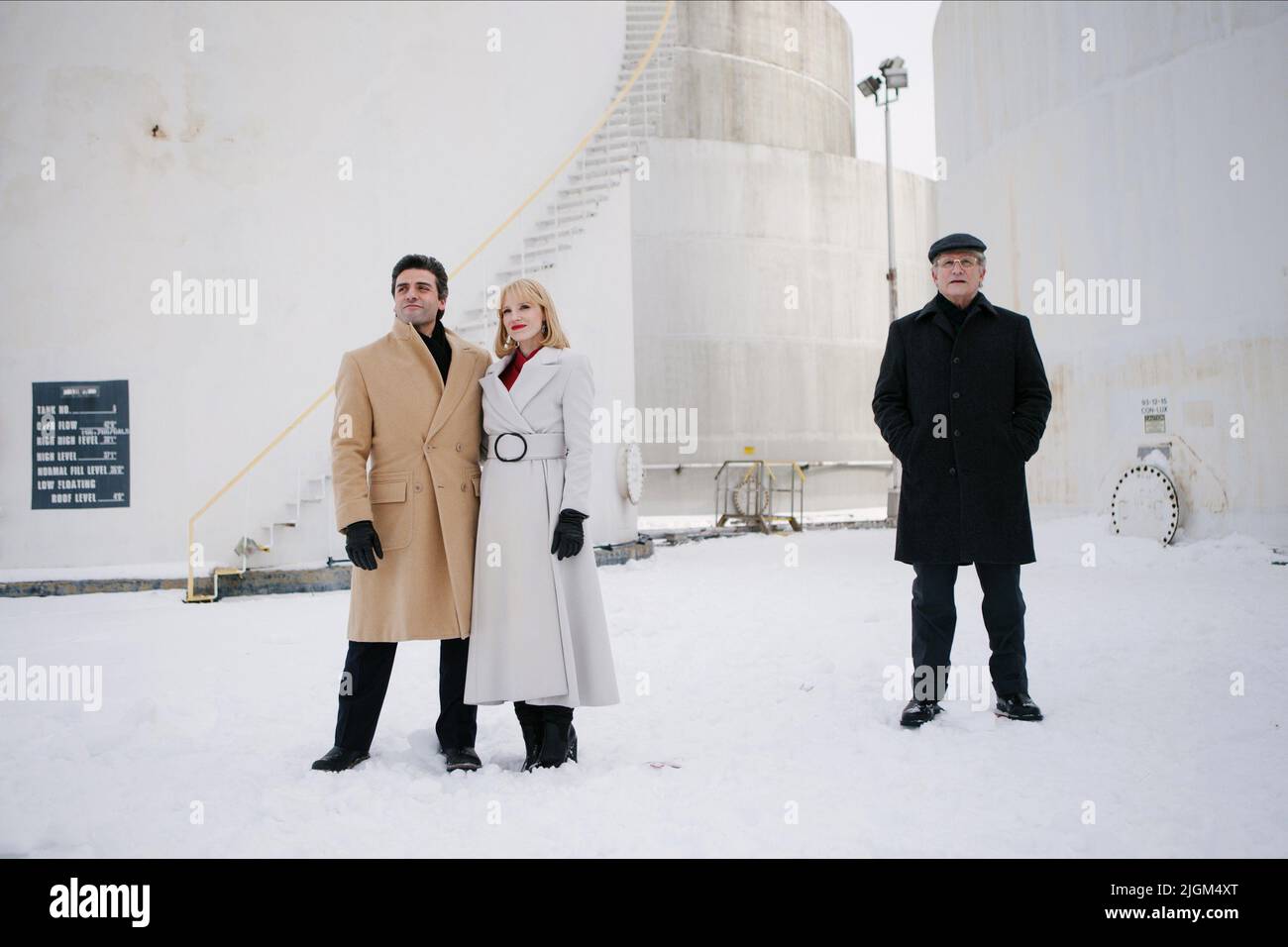 ISAAC,CHASTAIN,BROOKS, A MOST VIOLENT YEAR, 2014 Stock Photo