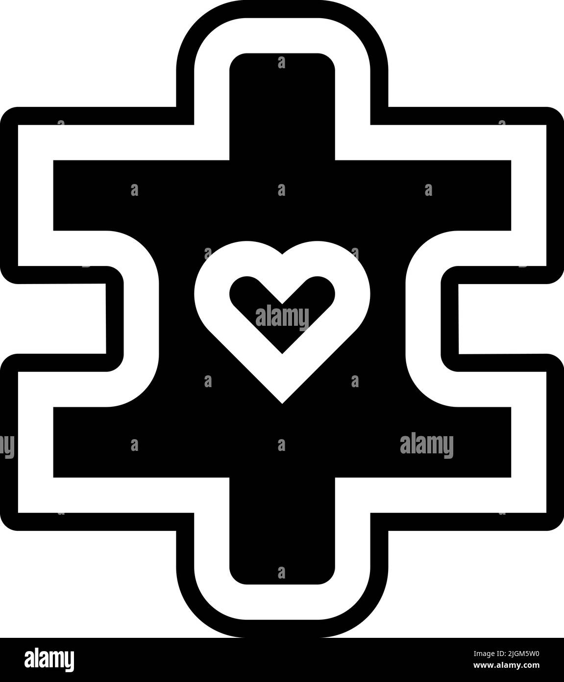 Puzzle idea solution glyph hi-res stock photography and images - Alamy