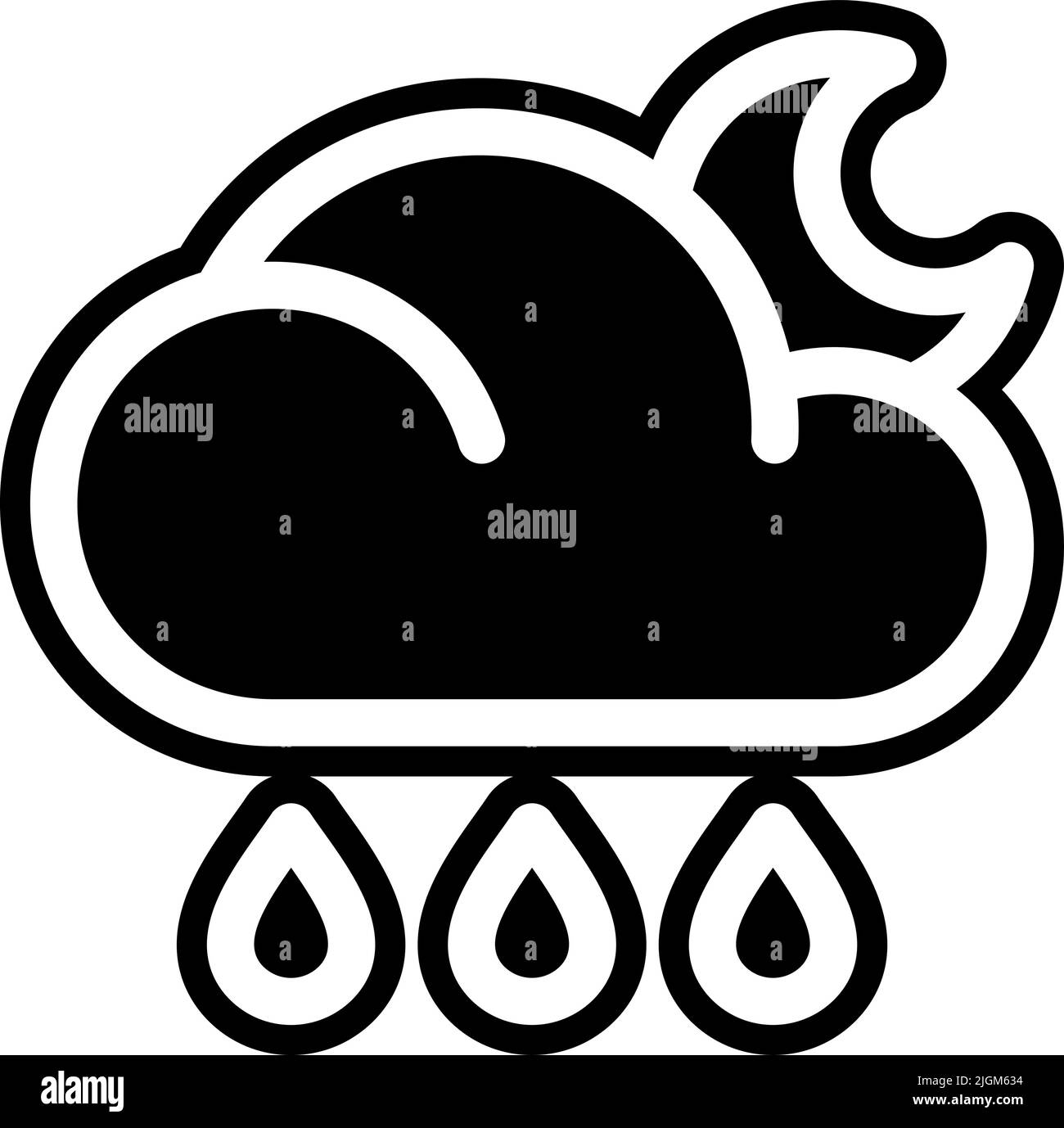 rain drops icon Stock Vector Image & Art - Alamy