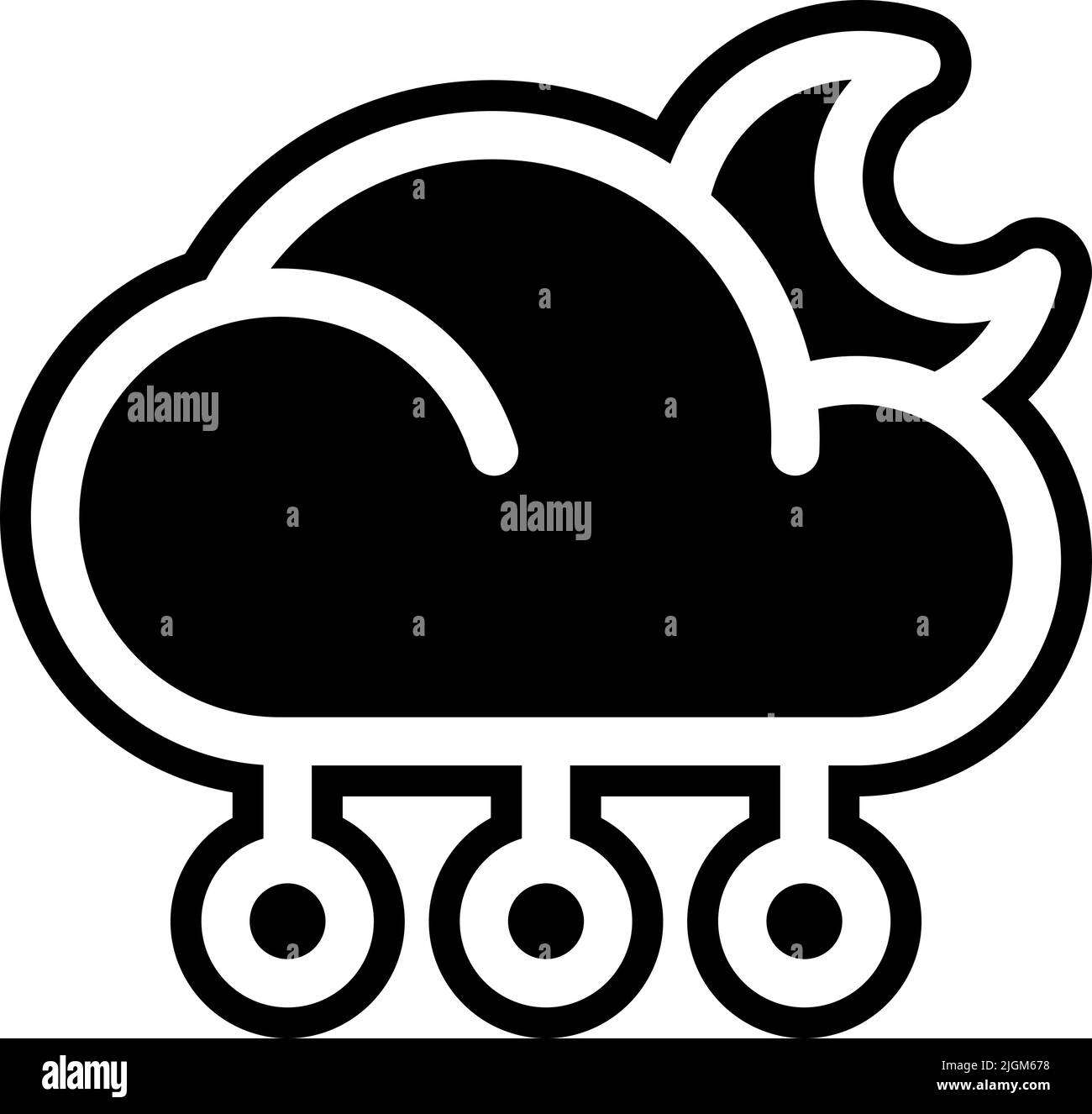 hail icon Stock Vector Image & Art - Alamy