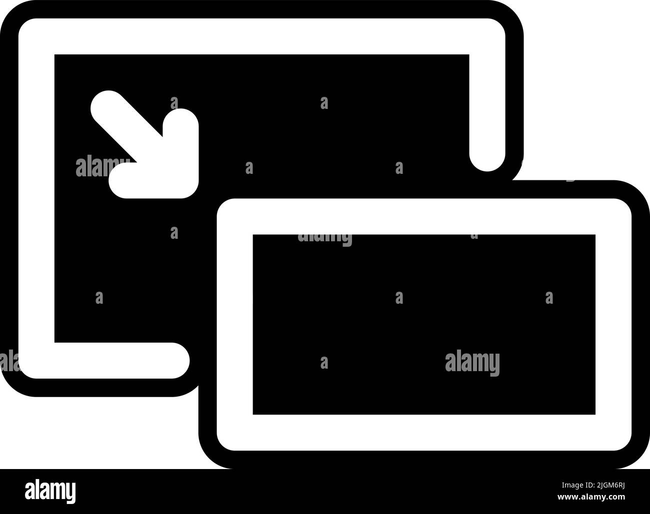 smaller icon . Stock Vector