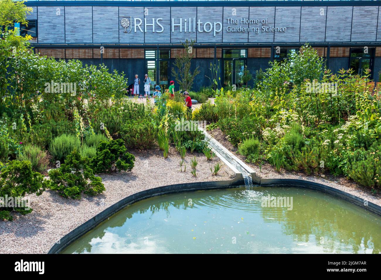 RHS Hilltop,The Home of Gardening Science,RHS,Wisley,England Stock Photo