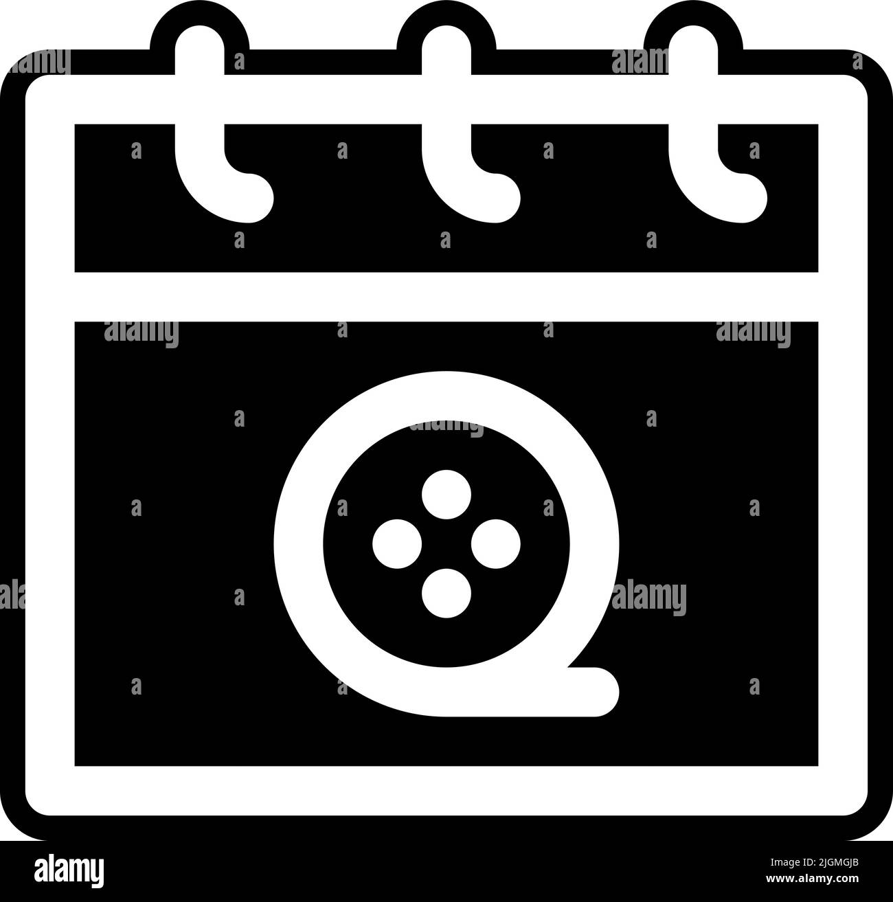 Cinema film icon . Stock Vector