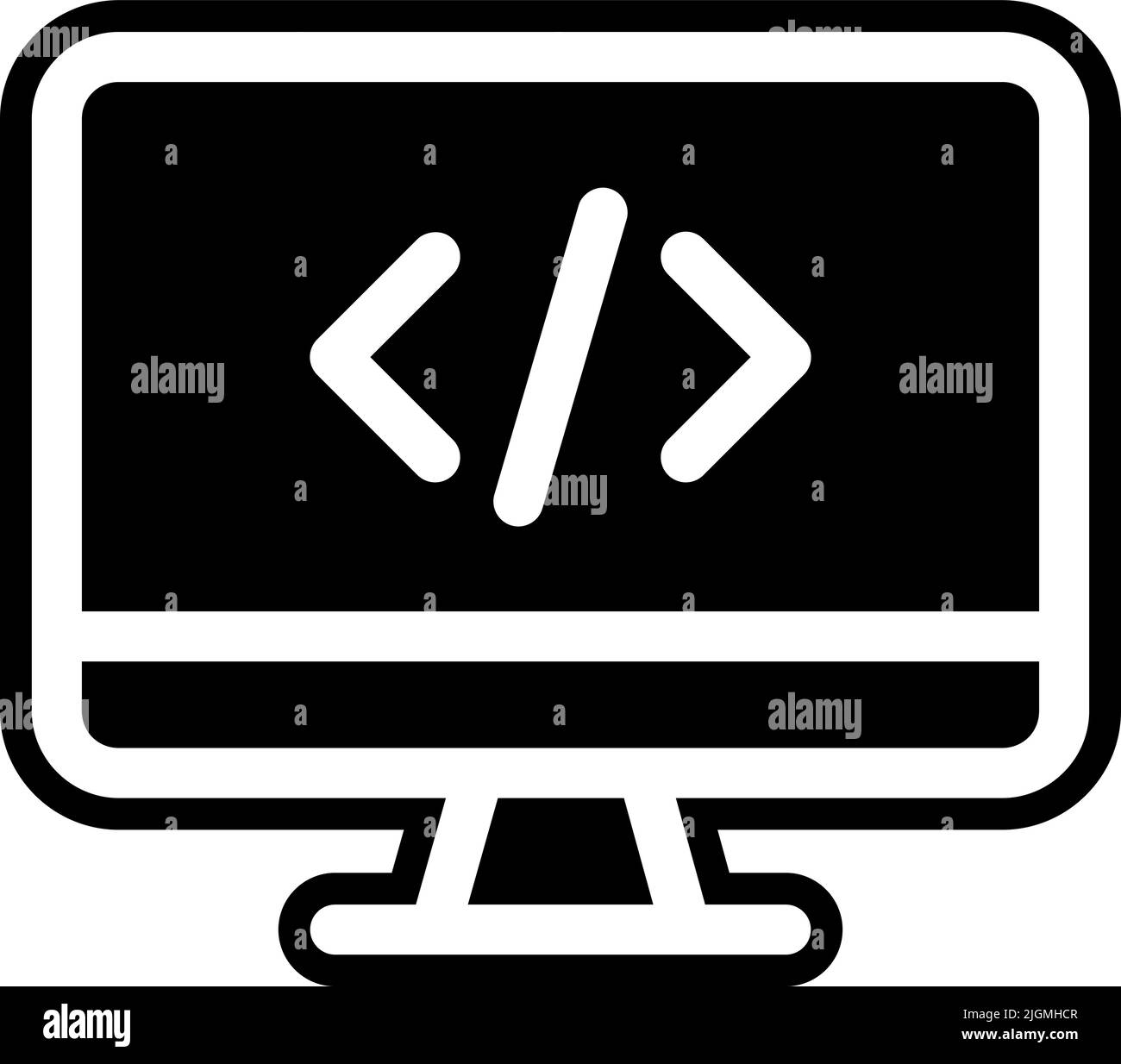 Computer code icon Stock Vector Image & Art - Alamy