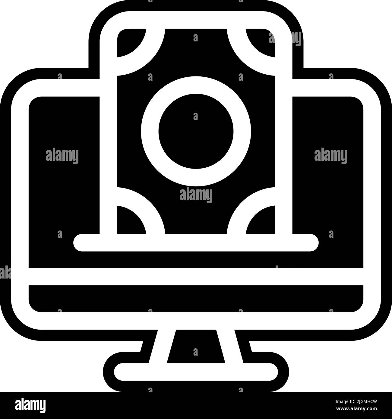 Computer online payment icon Stock Vector Image & Art - Alamy