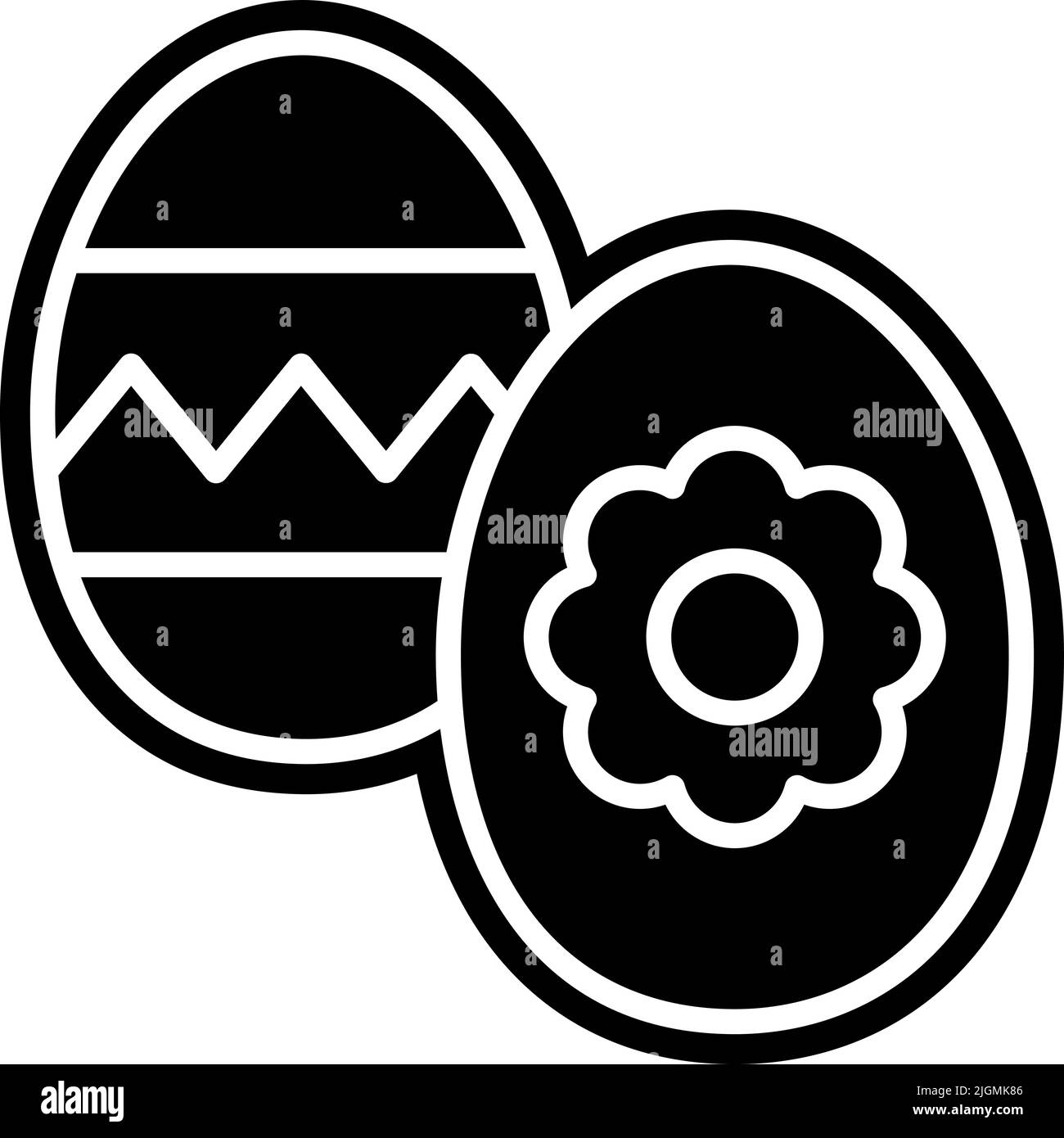 Colorful easter eggs concept Black and White Stock Photos & Images - Alamy