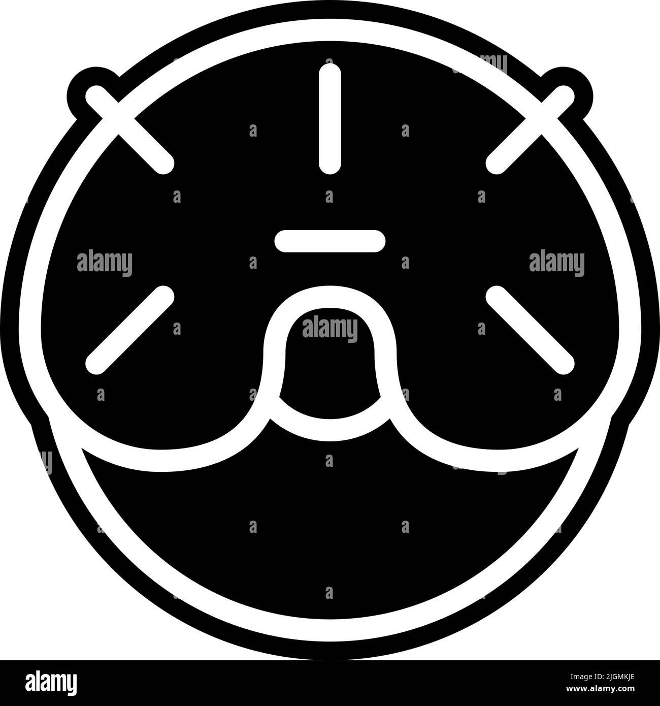 Donut cartoon black Black and White Stock Photos & Images - Alamy