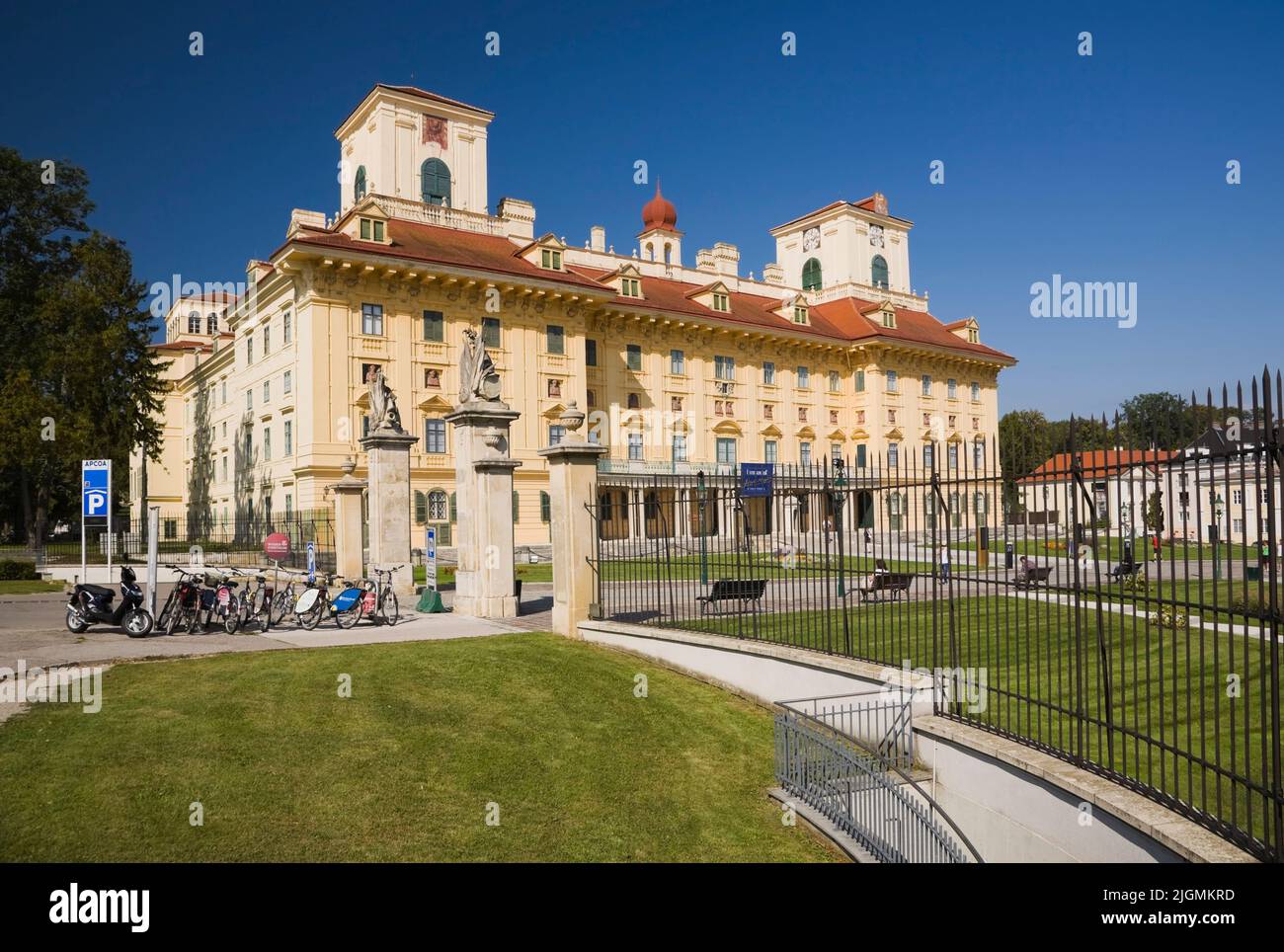 Esterhazy palace in Eisenstadt, Burgenland, Austria. Stock Photo
