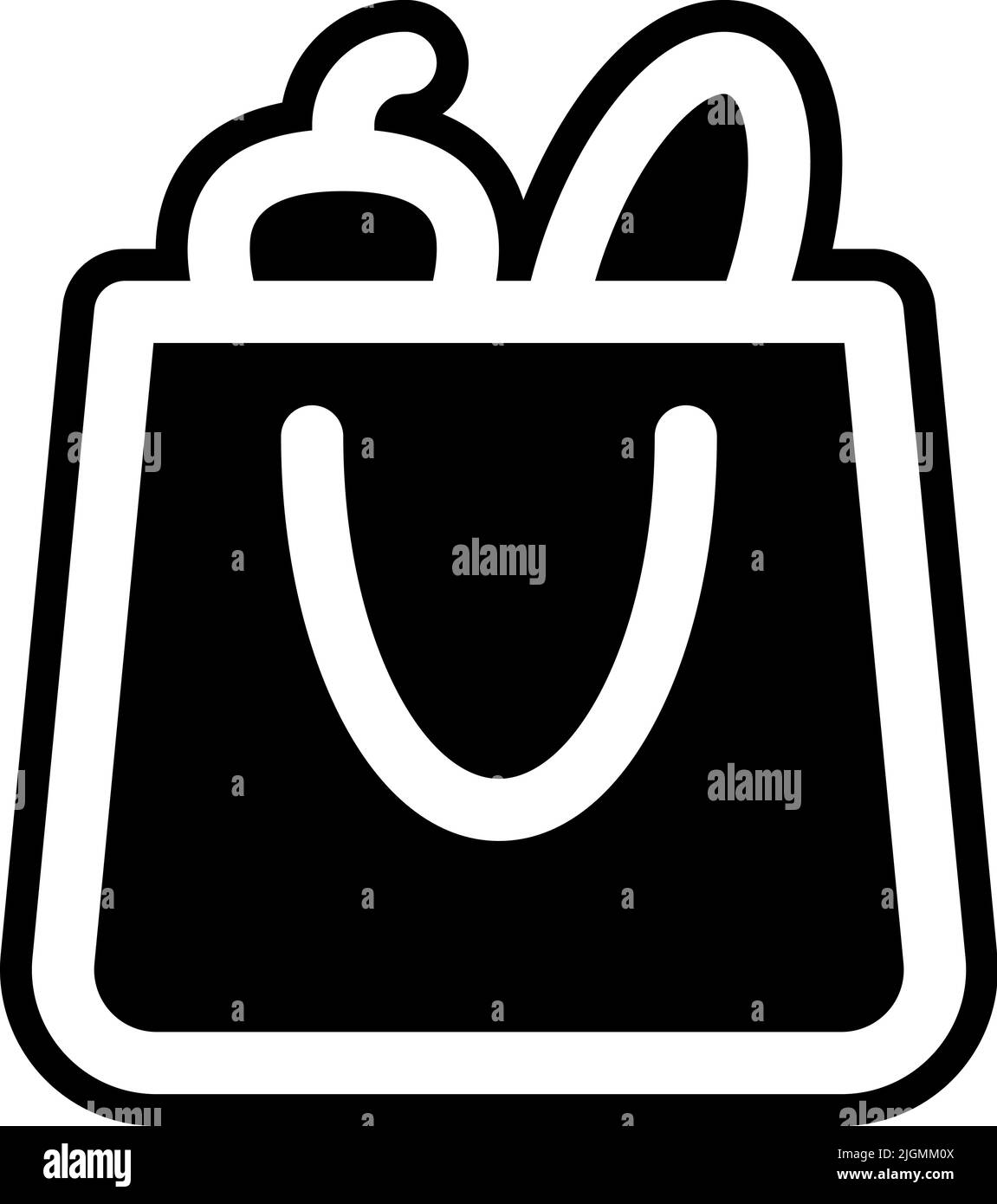 Grocery shopping bag icon Stock Vector Image & Art - Alamy