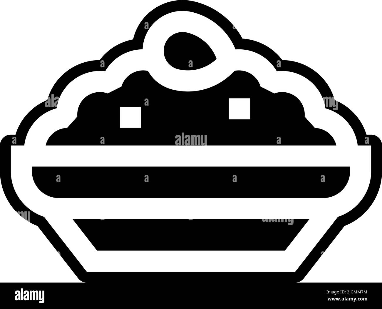Holi phirni icon . Stock Vector