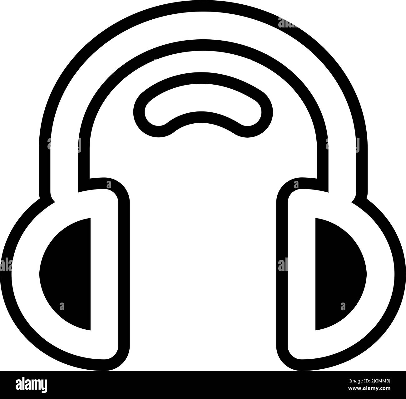Ink device headphone icon Stock Vector Image & Art Alamy