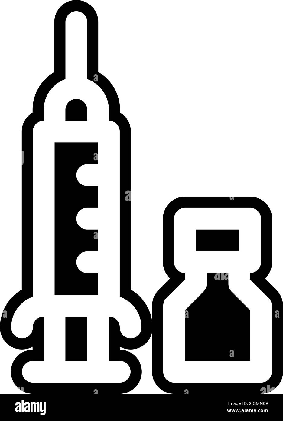 Maternity hormonal therapy icon . Stock Vector