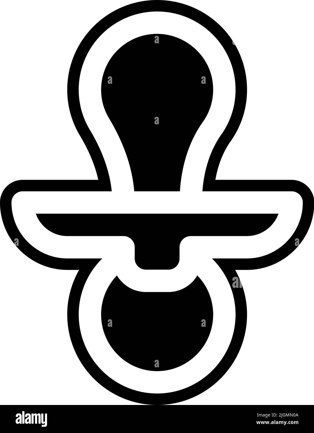 Maternity pacifier icon . Stock Vector