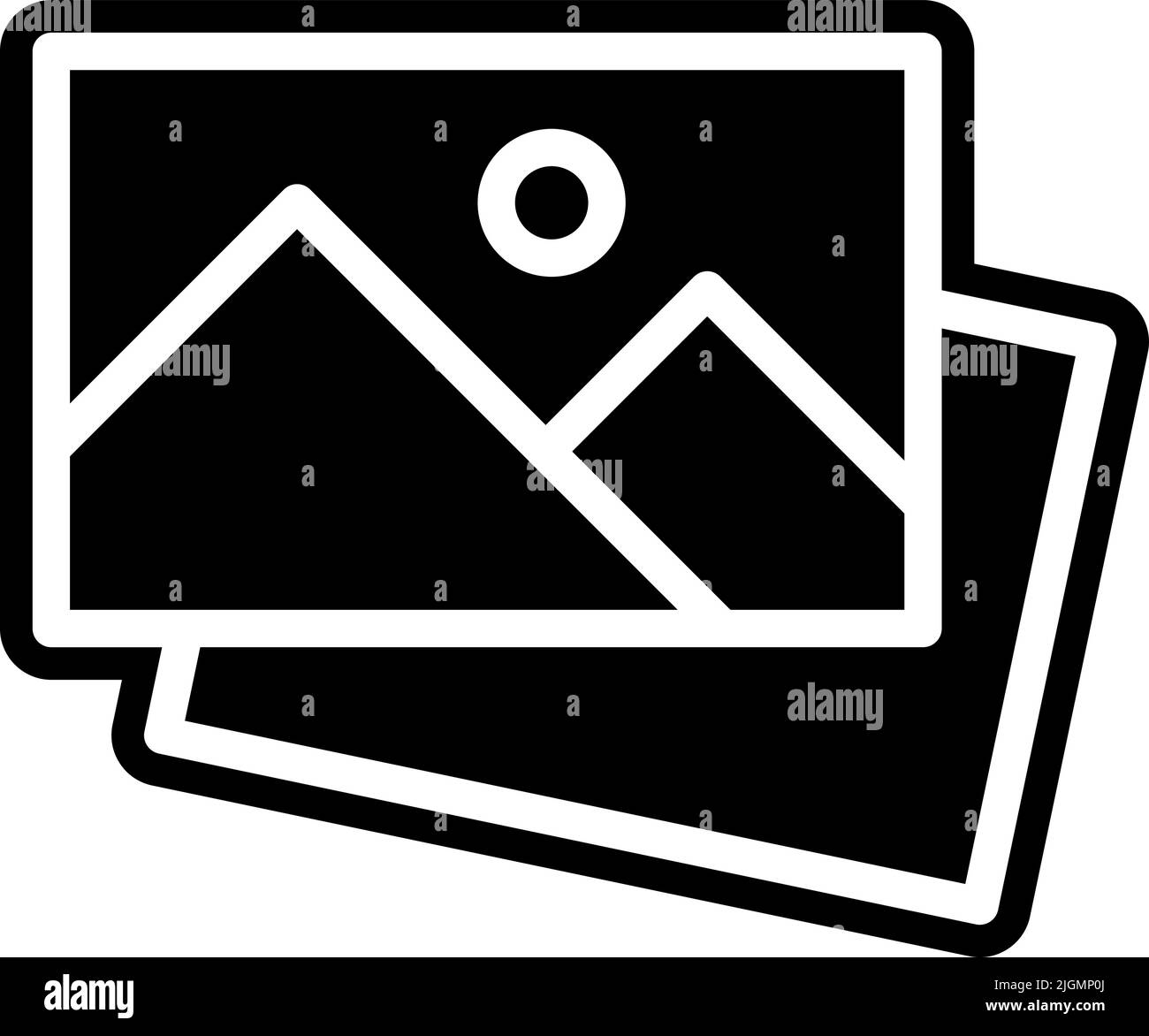 Photography image file icon . Stock Vector