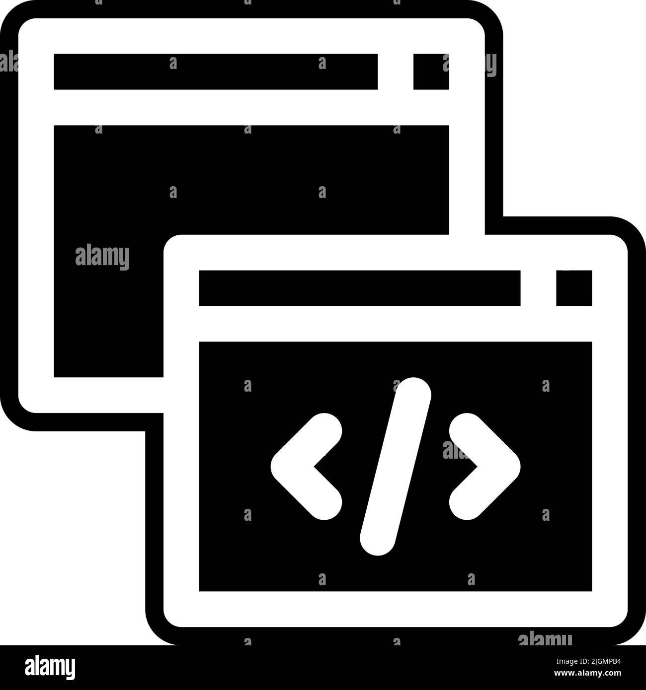 Programming coding icon Stock Vector Image & Art - Alamy