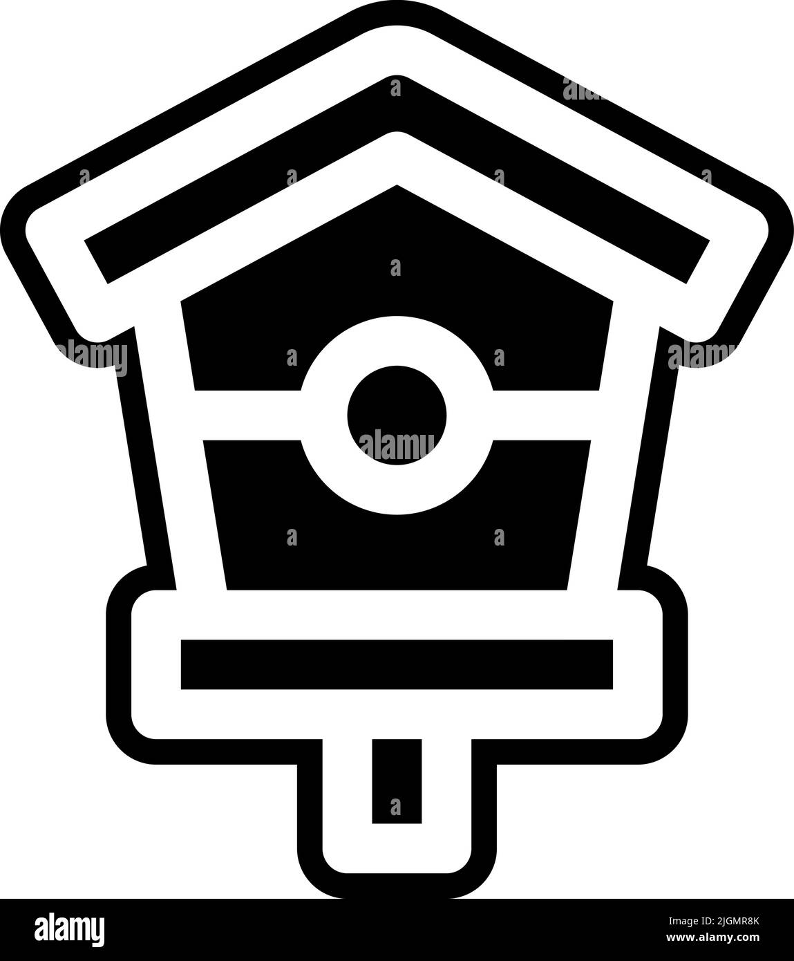 Spring birdhouse icon Stock Vector Image & Art - Alamy
