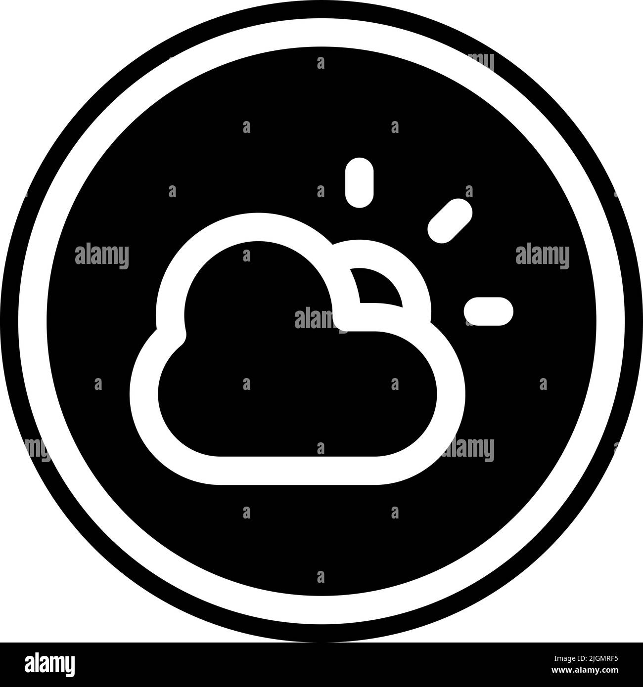 Spring season cloudy icon Stock Vector Image & Art - Alamy